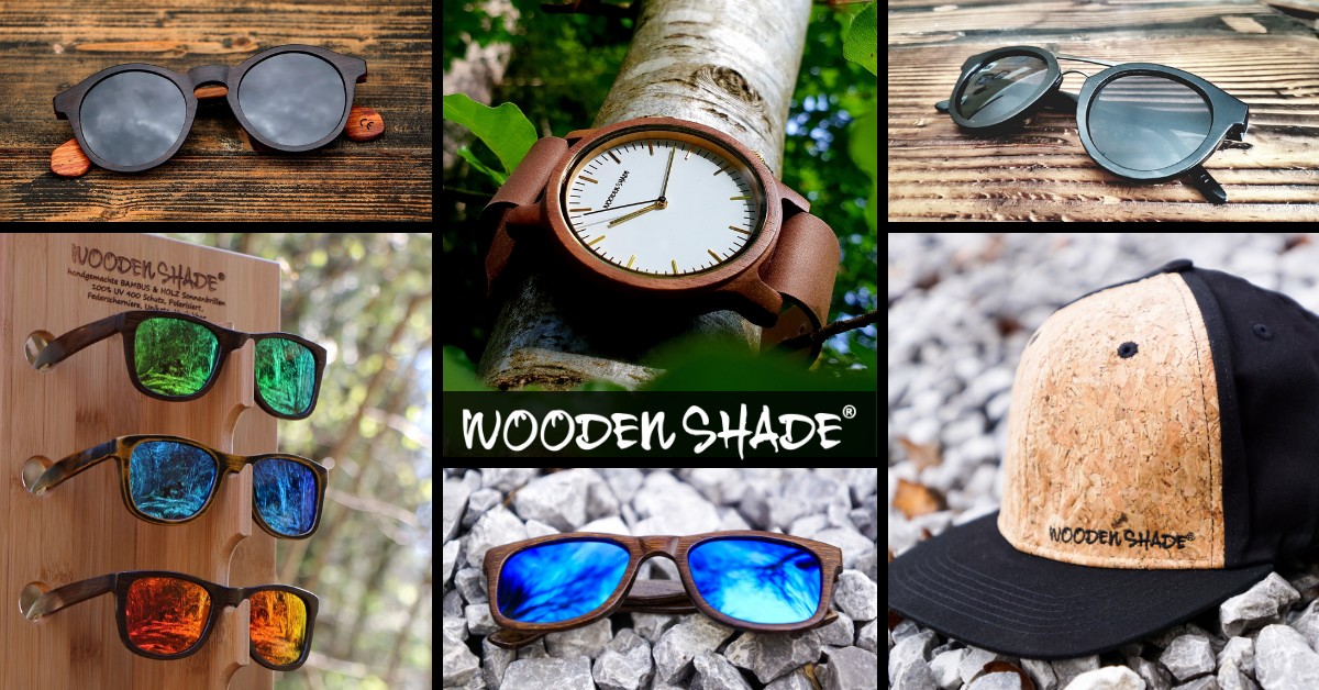 Holzsonnenbrillen für Damen und Herren | Kork Baseball Caps | Kork Geldbörsen & Holzuhren | WOODEN SHADE®