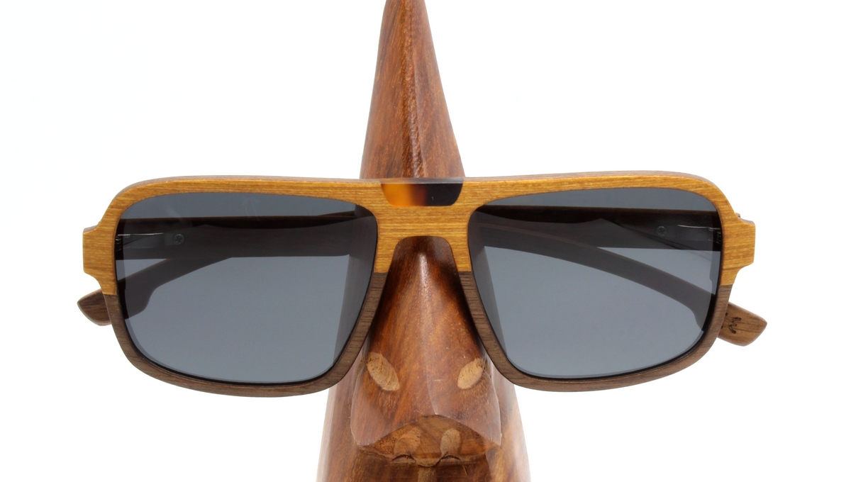 Budy Holz Sonnenbrille Damen Herren Wooden Shade Sunglasses Women Men gold wood4
