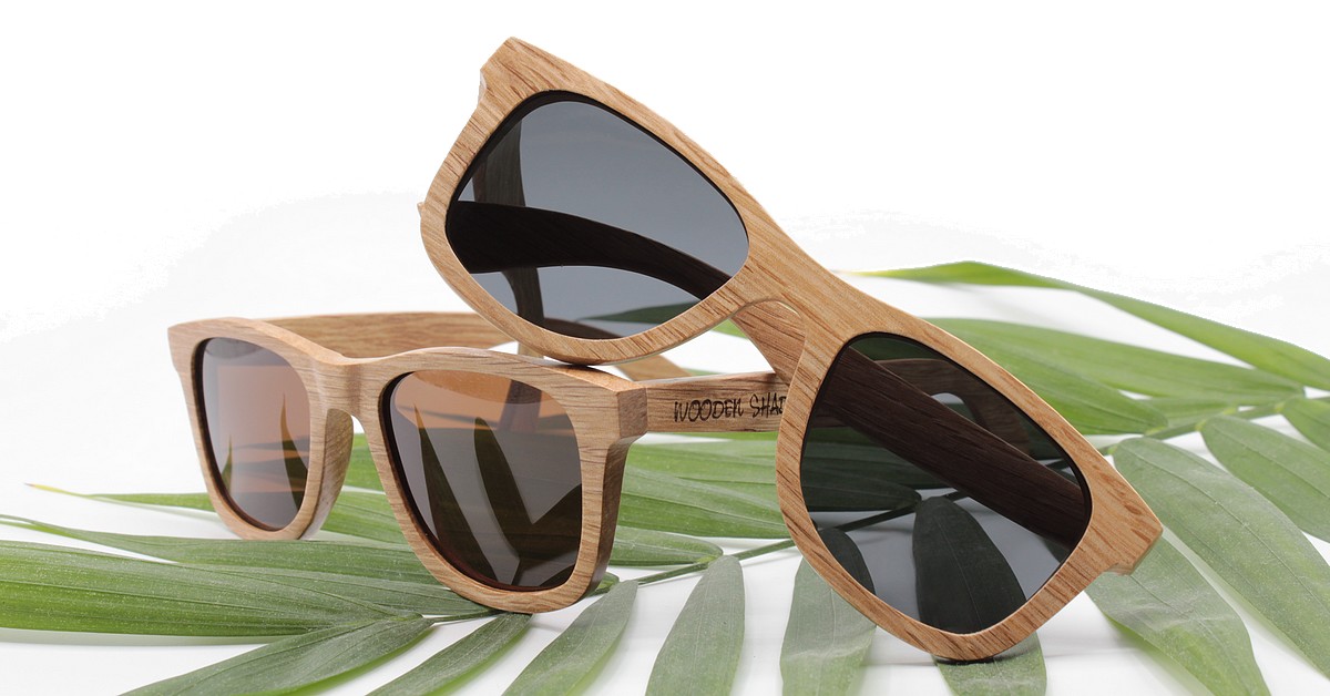 Holz Sonnenbrille | Birkenblattbirne | Damen & Herren | Schwarz & Braun > WOODEN SHADE Sunglasses