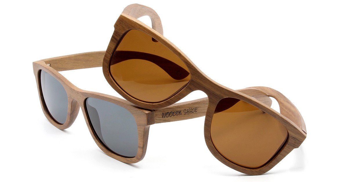 HolzSonnenbrille Kalea Walnuss Holz Wooden Shade walnut wood sunglasses brown black 1