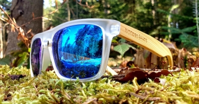 Upcycling Sunglasses with wooden temples