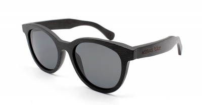 SIVA "Black Edition" Black Bamboo Sunglasses