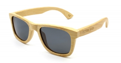 LIKO Natural "Black" - Bamboo Sunglasses