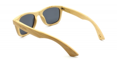 LIKO Natural "Black" - Bamboo Sunglasses