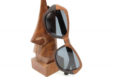 JUNA | Holz Sonnenbrille | Schwarz