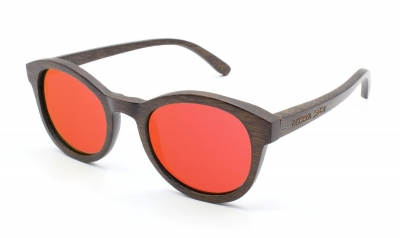 KEOLA (Bambus) Sonnenbrille "Rot"