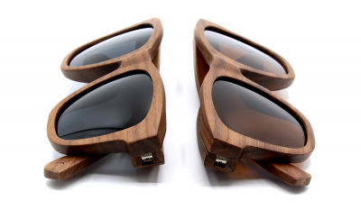 ANELA (Walnut Wood) Sunglasses "Black"