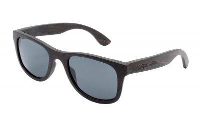 KALEA Ebony Wood Sunglasses "Black"