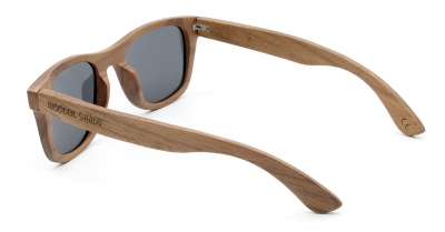 KALEA Walnut Wood Sunglasses "Black"