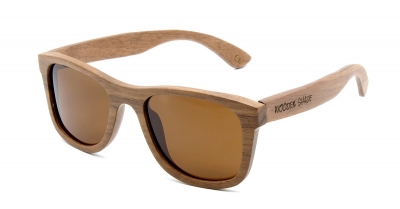 KALEA Walnut Wood Sunglasses "Brown"