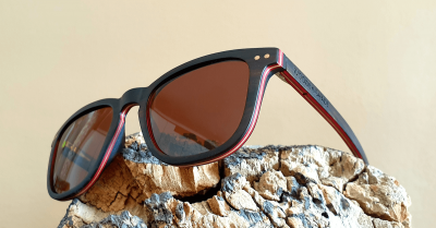 AMITA V2 "Brown" Skateboard Wood Sunglasses