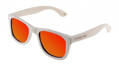 LIKO (WHITE EDITION) "Red" - Bamboo Sunglasses