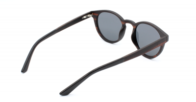 MAYA Ebony Wood Sunglasses "Silver"