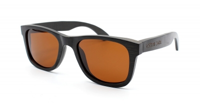 LIKO (BLACK EDITION) Bamboo Sunglasses "Brown"