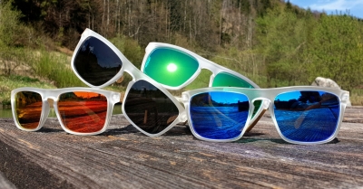 Upcycling Sunglasses SHADE #1 - Bamboo Edition (Transparent)