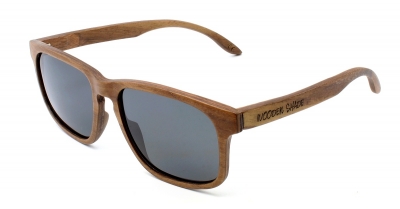 WOODBROOK "Schwarz" - Walnussholz Sonnenbrille