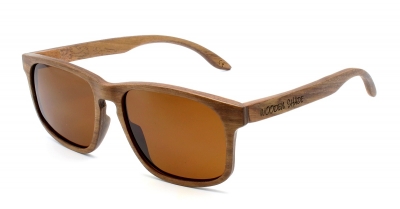 WOODBROOK "Brown" - Walnut Wood Sunglasses