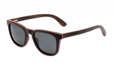 AMITA "Schwarz" Skateboard Holz Sonnenbrille