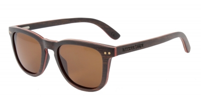 AMITA V2 "Brown" Skateboard Wood Sunglasses