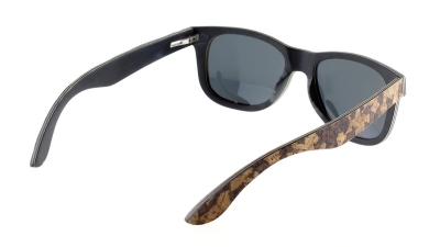 MALIO (Kork) Skateboard Holz Sonnenbrille "Blau"