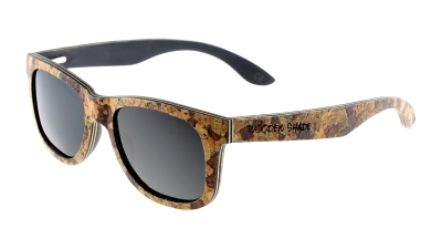 MALIO (Kork) Skateboard Holz Sonnenbrille "Schwarz"