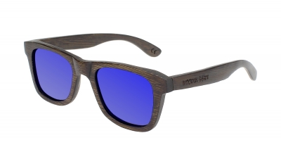 LIKO (SLIM) "Blue" Bamboo Sunglasses