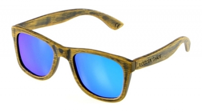LIKO Vintage "Blue" - Bamboo Sunglasses