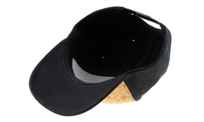 Kork Baseball Cap | Snapback | Schwarz