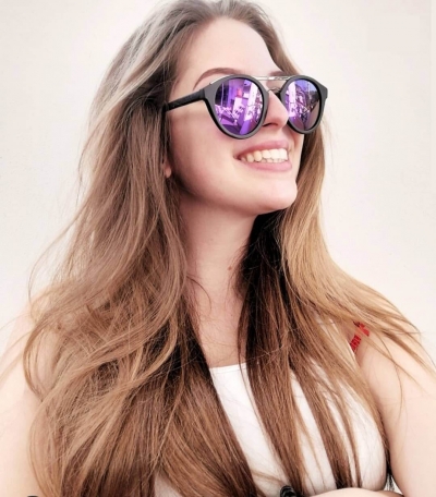 VALDA "Purple" Ebenholz Sonnenbrille