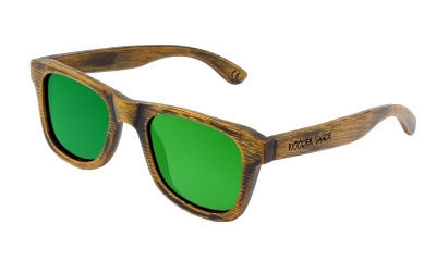 LIKO (SLIM) VINTAGE "Green" Bamboo Sunglasses