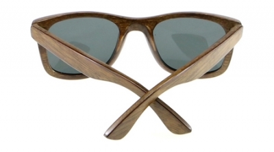 KALEA "Blue" - Bamboo Sunglasses