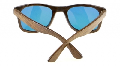 LIKO "Schwarz" - Bambus Sonnenbrille