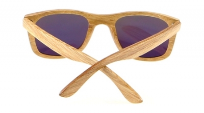 KALEA Zebra Wood Sunglasses - "Brown"