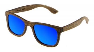 KALEA "Blue" - Bamboo Sunglasses