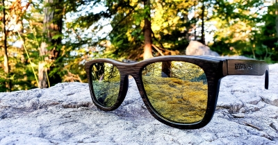 KALEA "Gold" - Bambus Sonnenbrille