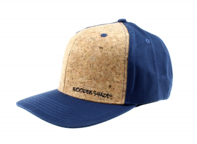 Kork Baseball Cap | Flexfit | Navy Blau