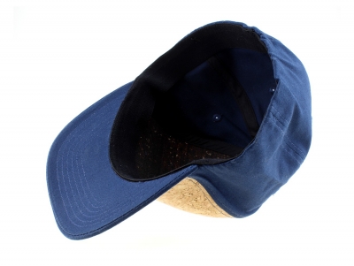 Kork Baseball Cap | Flexfit | Navy Blau