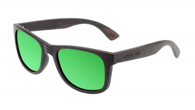 LIKO Ebony Wood Sunglasses "Green"