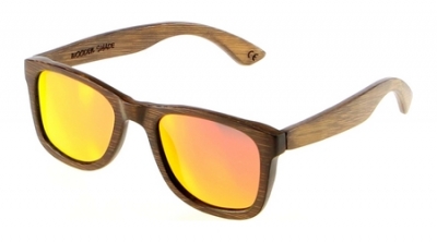 LIKO "Orange" - Bamboo Sunglasses