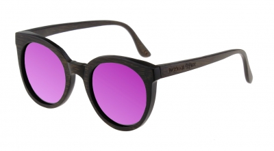 DORISA Bambus Sonnenbrille "Violett"