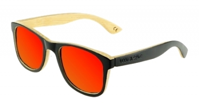LIKO (Keanu Edition) "Red" - Bamboo Sunglasses