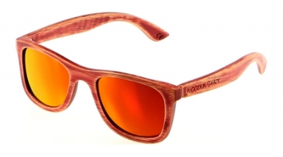 KALEA (PUALI Edition) "Red" - Bamboo Sunglasses