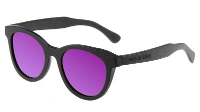 SIVA (Black Edition) "Violett" Bambus Sonnenbrille