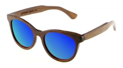 SIVA "Blau" Bambus Sonnenbrille