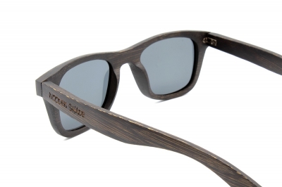 KALEA SLIM "Black" Bamboo Sunglasses