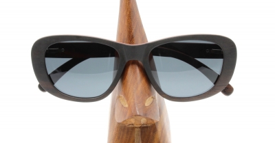 LINA | Holz Sonnenbrille | Schwarz