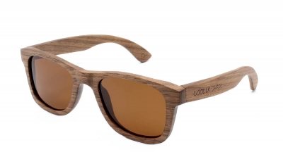 LIKO Walnussholz Sonnenbrille "Braun"