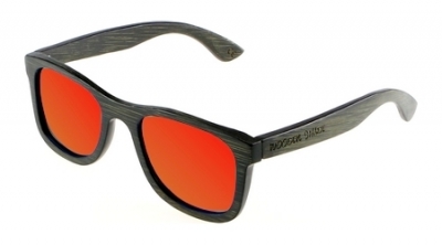 KALEA (BLACK EDITION) "Red" - Bamboo Sunglasses