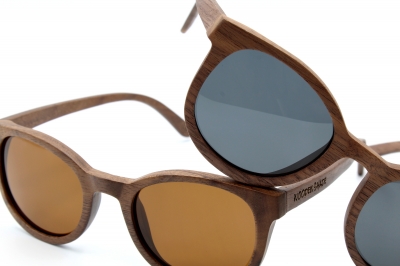 KEOLA (Walnut wood) Sunglasses "Black"
