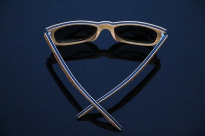 MALIO Cork & Bamboo Sunglasses "Blue"